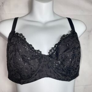 Victoria's Secret Body By Victoria Cadette Crochet Lace Sling Demi Bra 36F